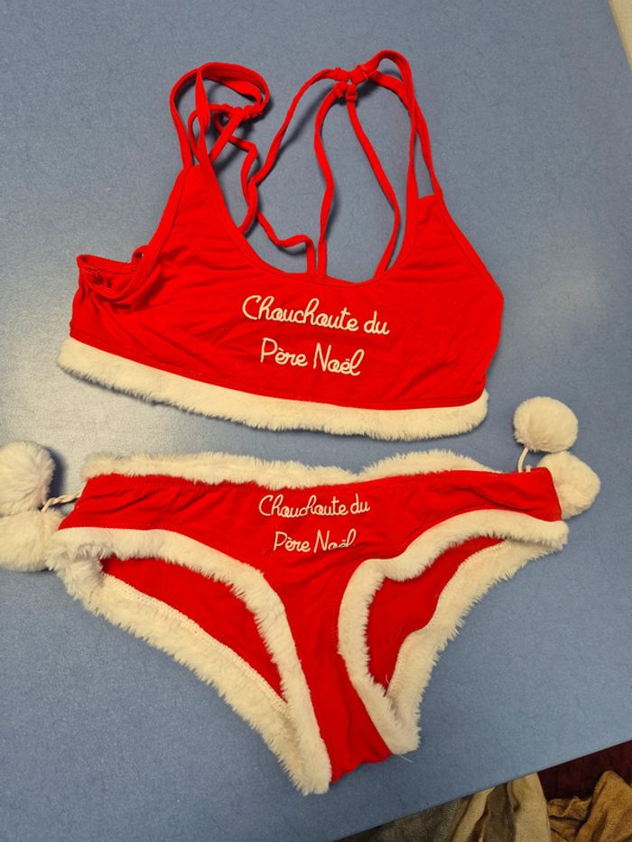 Sous vêtement de noël femme undiz
