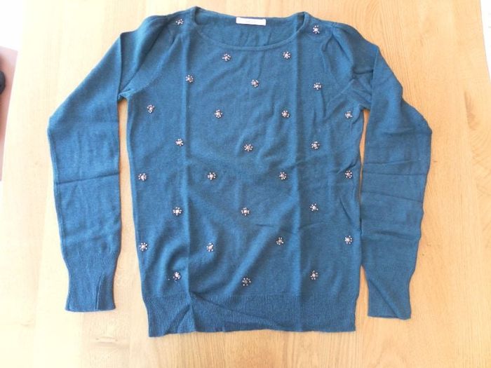pull vert sapin