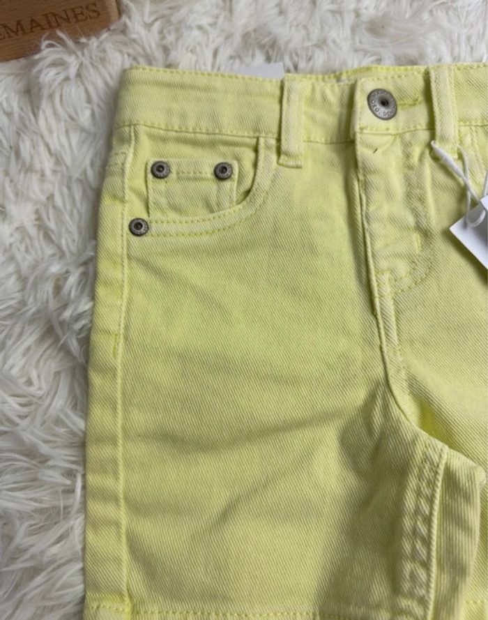 Short jaune pastel Name It – Taille 9 mois - photo numéro 2