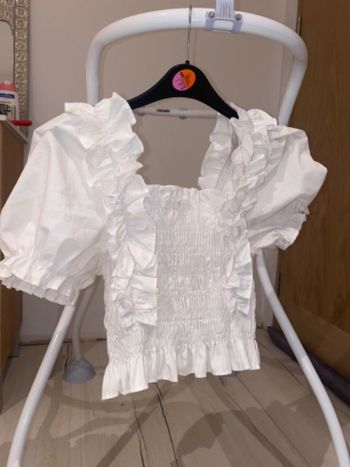 Crop top blanc original
