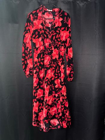 Robe longue à motif