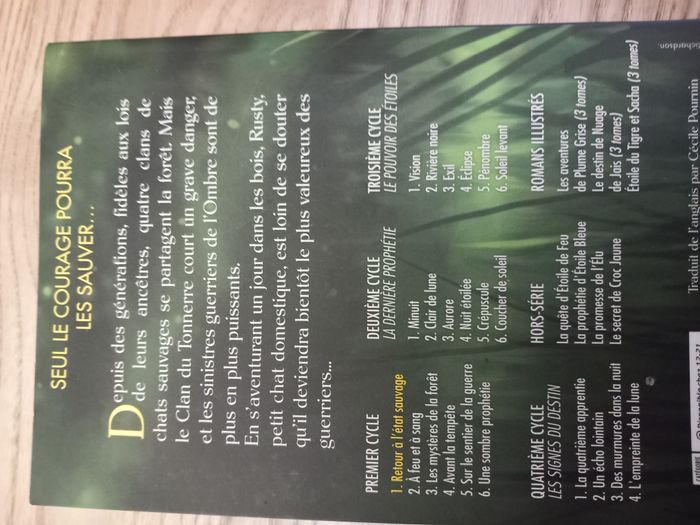 La guerre des clans-Lot de livres - photo numéro 4