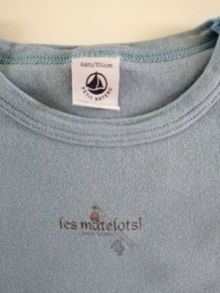 T-shirt manches longues 6 ans garçon Petit Bateau - photo numéro 2