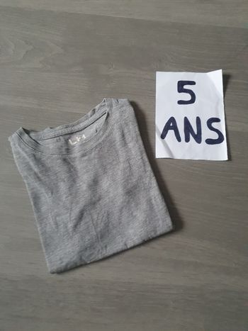 Maillot t-shirt 5ans garçon