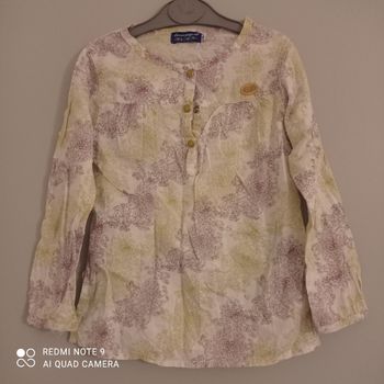 Blouse à fleurs 4ans