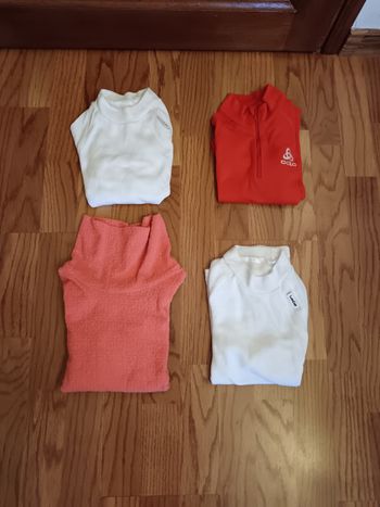 Lot 6 ans ski sous vêtements thermiques Odlo, Wed'ze