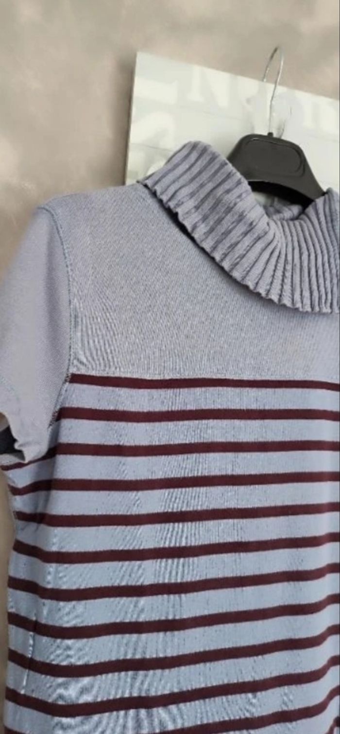 Tee-shirt col montant Promod Taille 42 - photo numéro 2