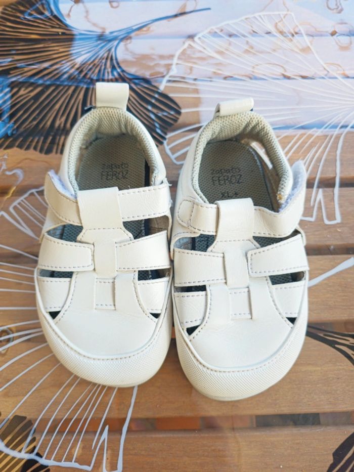 Sandales Irta couleur blanc Zapato Feroz XL+ barefoot ppn - photo numéro 4