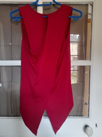 Haut croisé devant bordeaux taille M