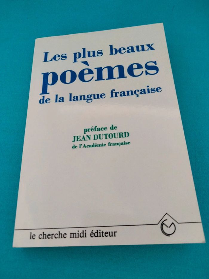 Livre "Les plus beaux poèmes de la langue française" Beebs