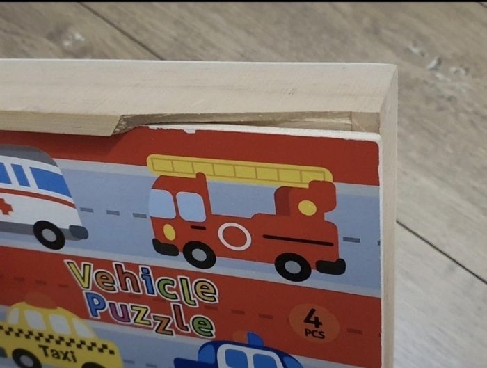 Boîte de 4 petits puzzles en bois - photo numéro 6