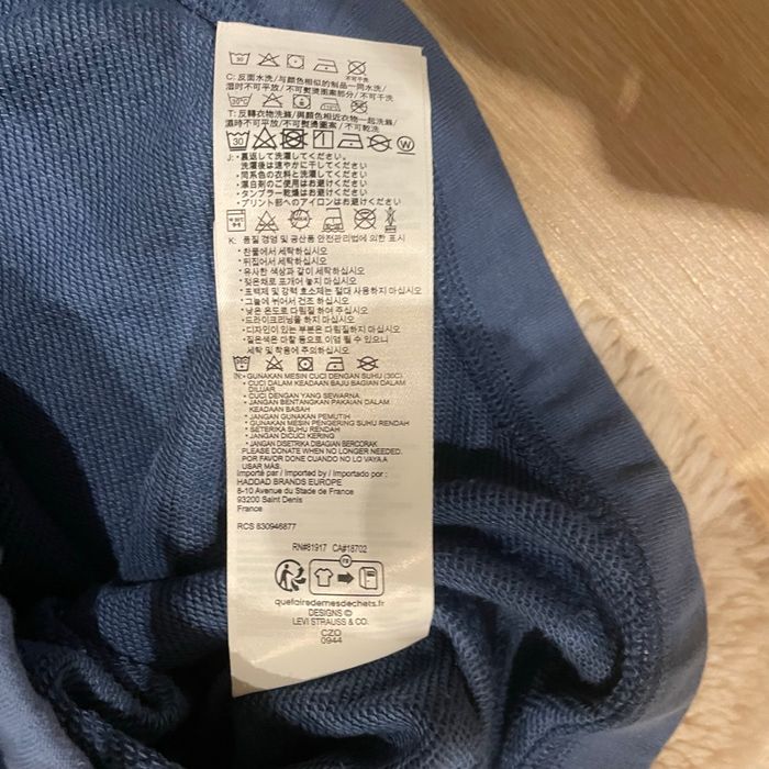 Sweat zippé Levi's bleu 16 ans - neuf avec étiquette - photo numéro 10