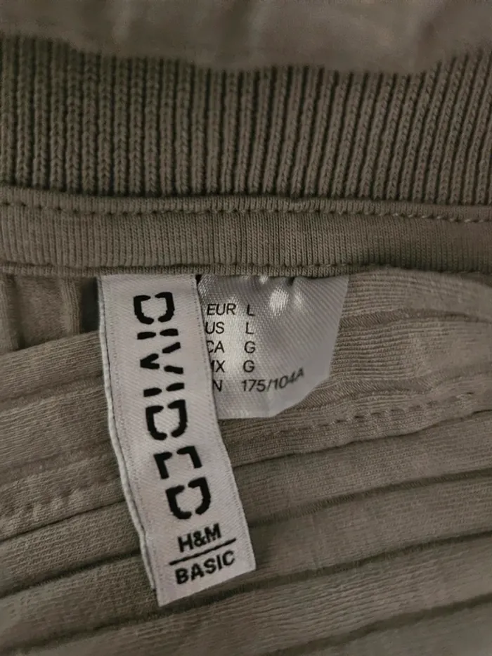 Robe kaki côtelée H & M Taille L Neuve - photo numéro 6