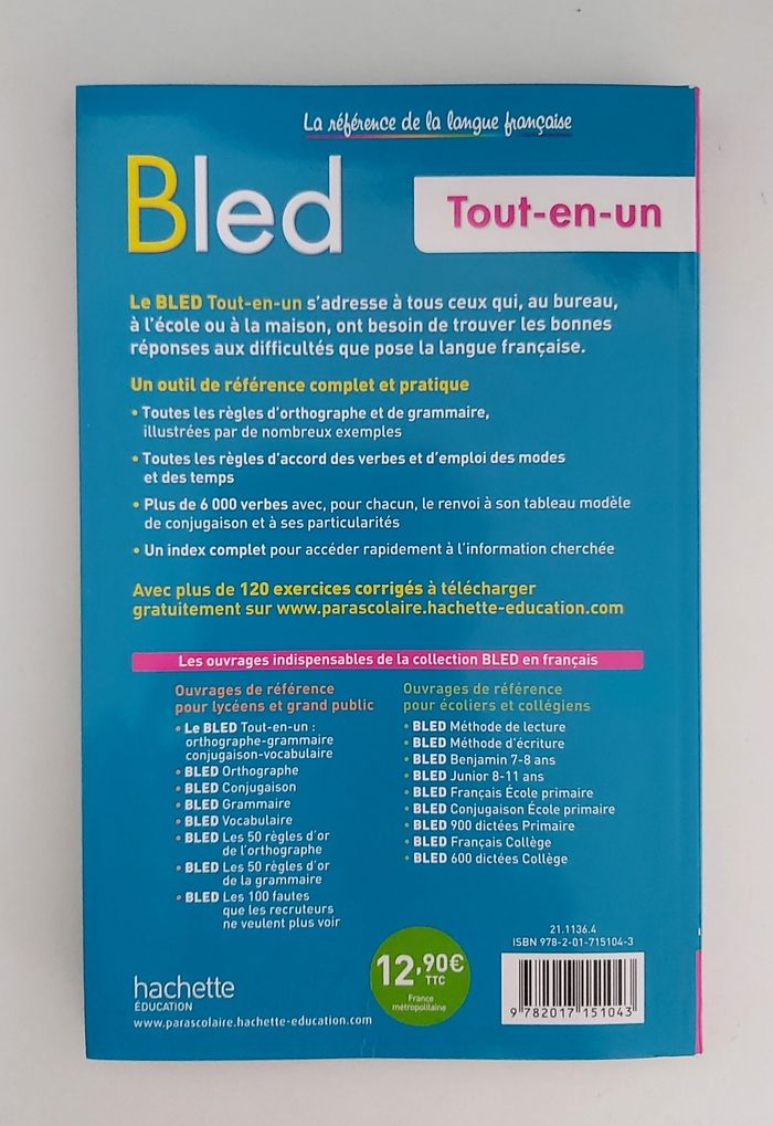 Livre de la langue française - photo numéro 2