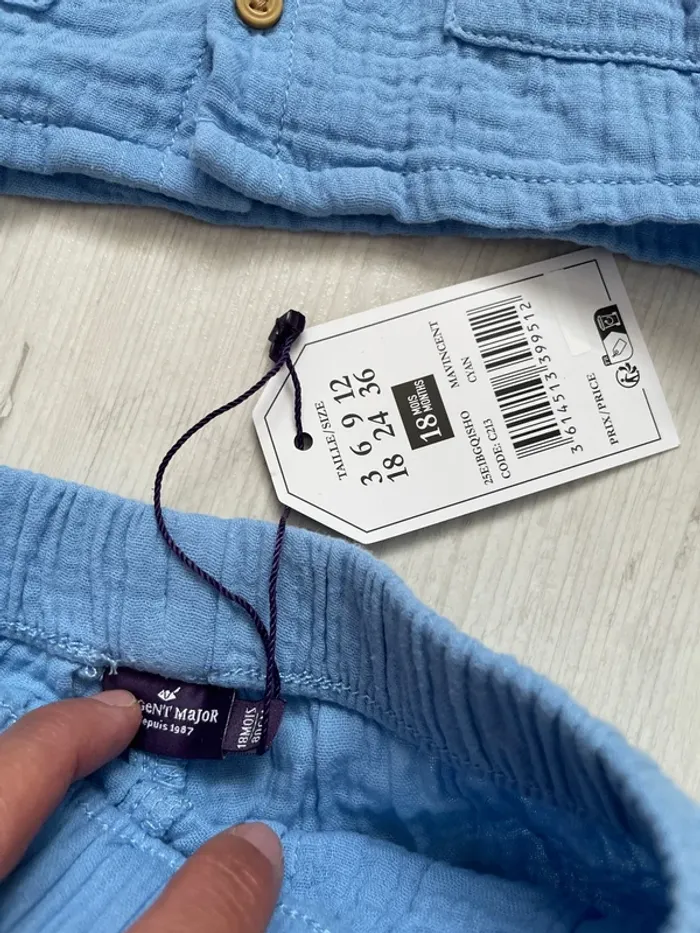 Ensemble sergent major 18 mois - photo numéro 3