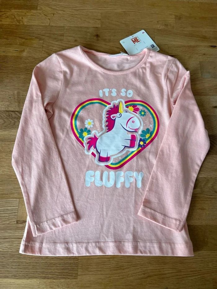 tee shirt manche longue licorne minions