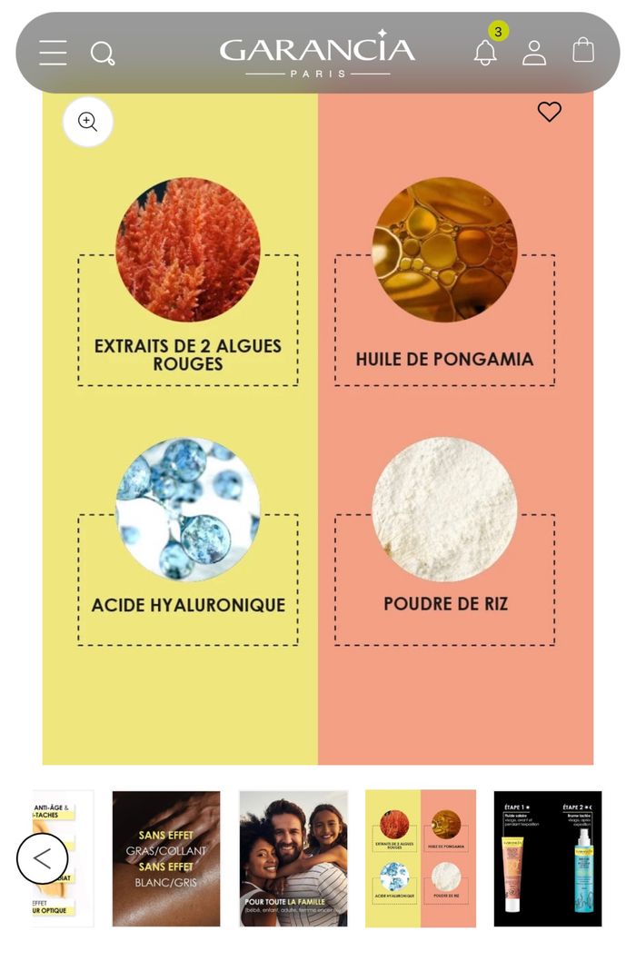 Fluide incroyable sun protect Garancia 20 ml neuf - photo numéro 5