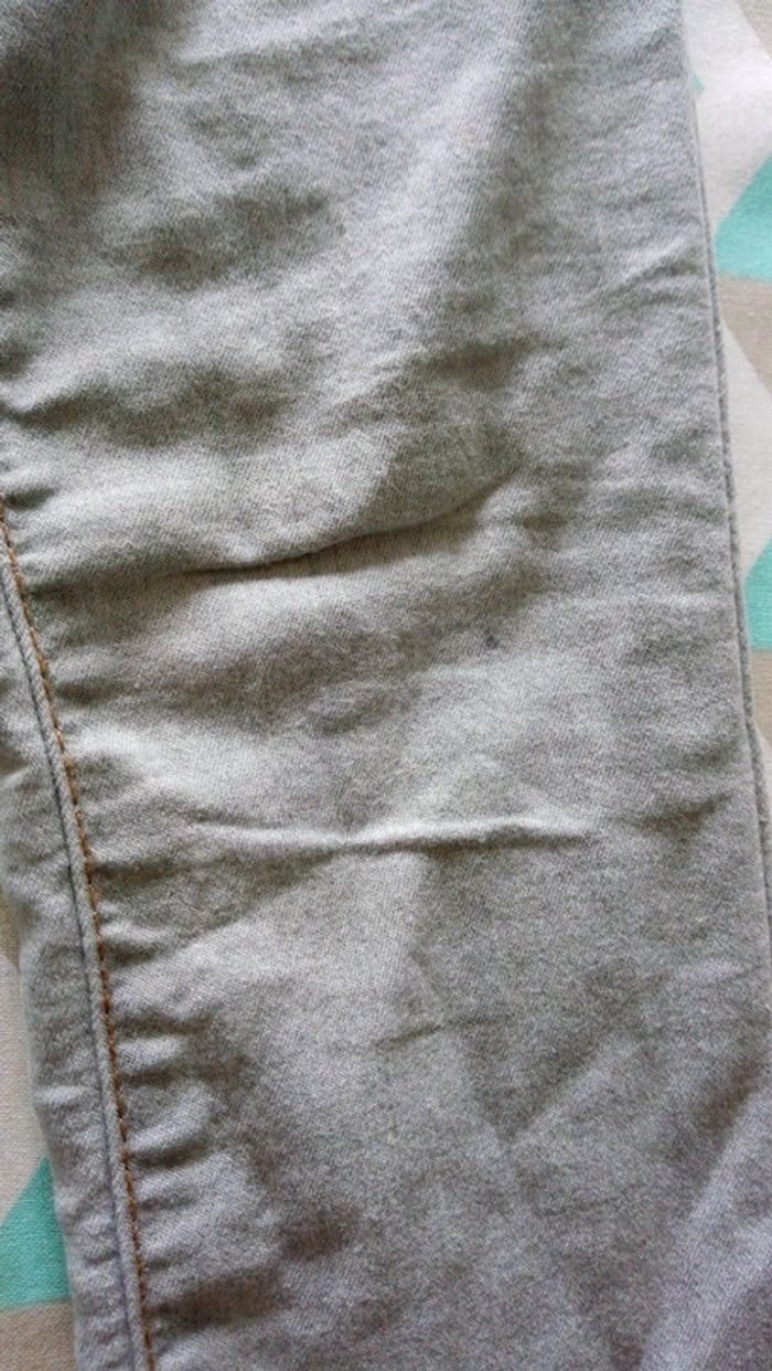 Legging tregging gris délavé tex - photo numéro 3