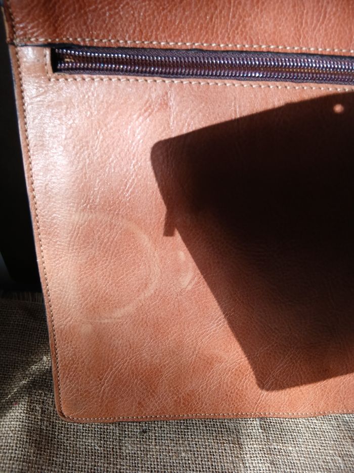 Cartable en cuir Lorenzo - photo numéro 4