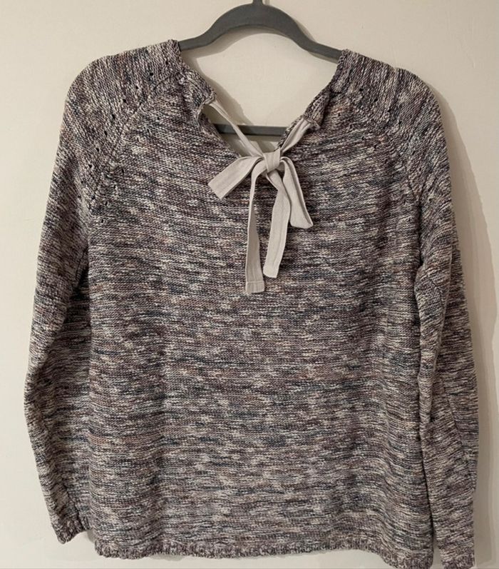 Pull d’hiver Multicolore femme taille 40 Large Kiabi très bon état - photo numéro 2