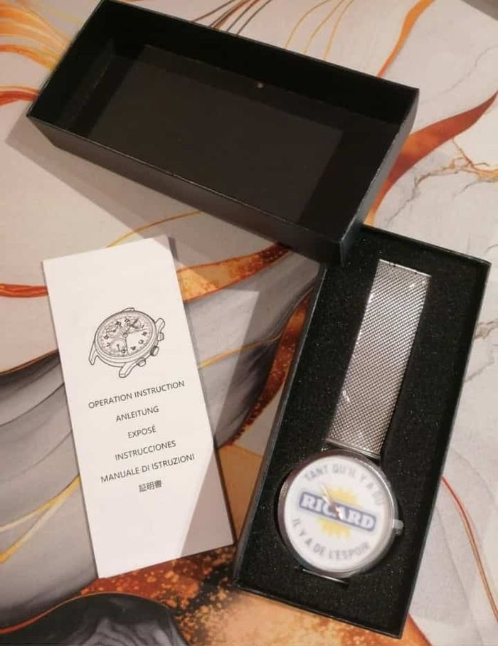 Montre Tant qu'il y a du ricard il y a de l'espoir - photo numéro 5
