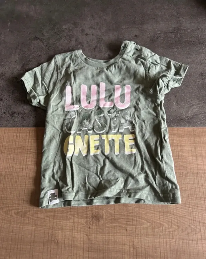 T-shirt manches courtes bébé garçon, lulu castagnette, 24 mois