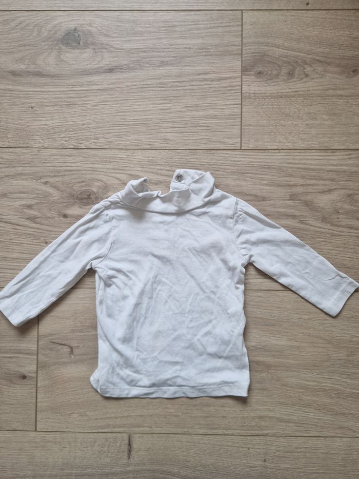 Lot de 3 t-shirts bébé col montant Boite à malices 6 mois - photo numéro 8
