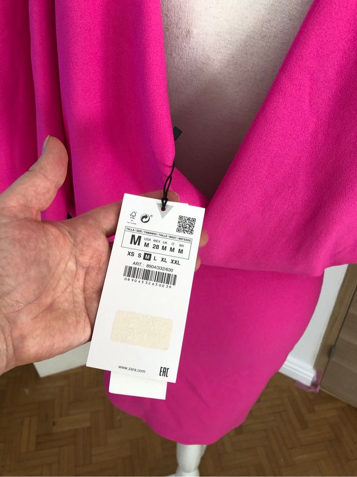 Robe rose neuve Zara taille M - photo numéro 4