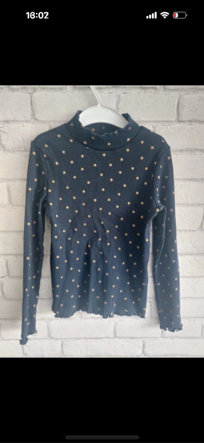 Tee-shirt manches longues fille Kiabi taille 8 ans