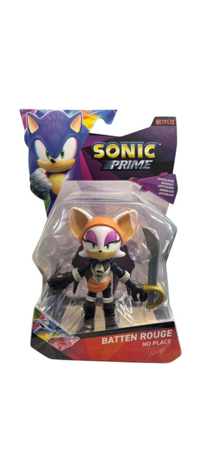 Figurine Sonic Prime Batten Rouge Jakks Pacific 13 cm neuf