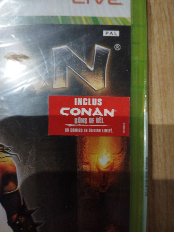 ! Rare! Conan xbox 360 blister édition limitée comics sons of bel - photo numéro 2