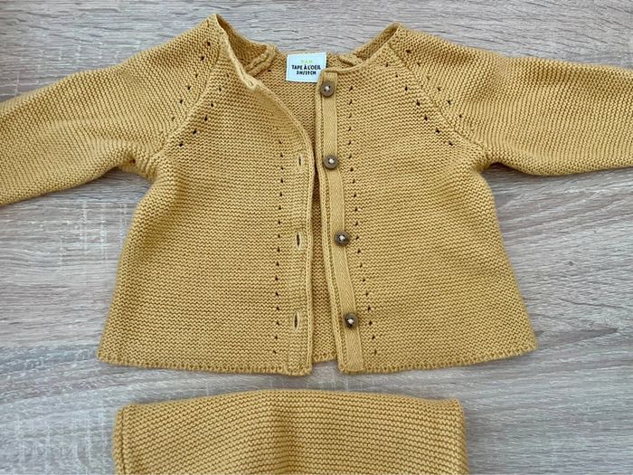 Ensemble en maille taille 3 mois - photo numéro 2