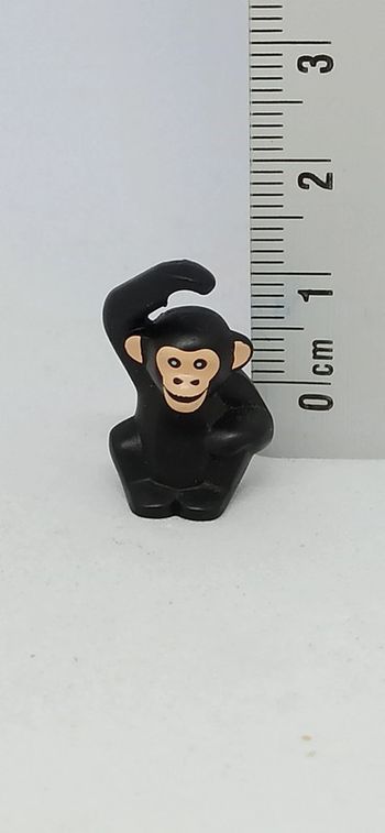 Petit bébé singe chimpanzé noir lego