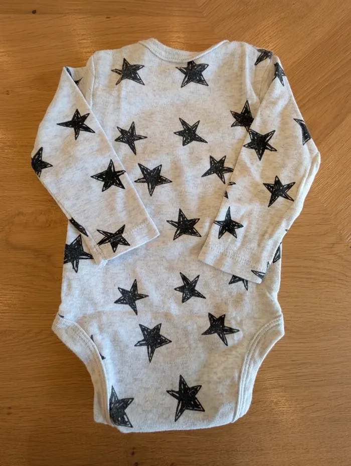 Lot de 3 bodies Gemo - Taille : 6 Mois - photo numéro 7