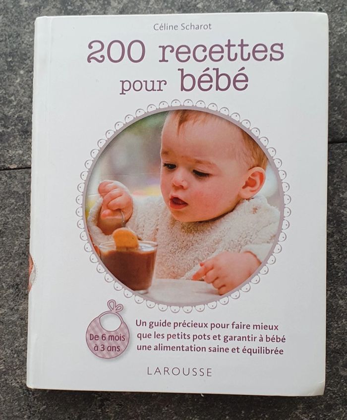 Livre 200 recettes pour bebe