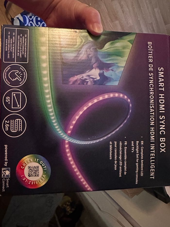 Ruban LED pour télévision, smart HDMI