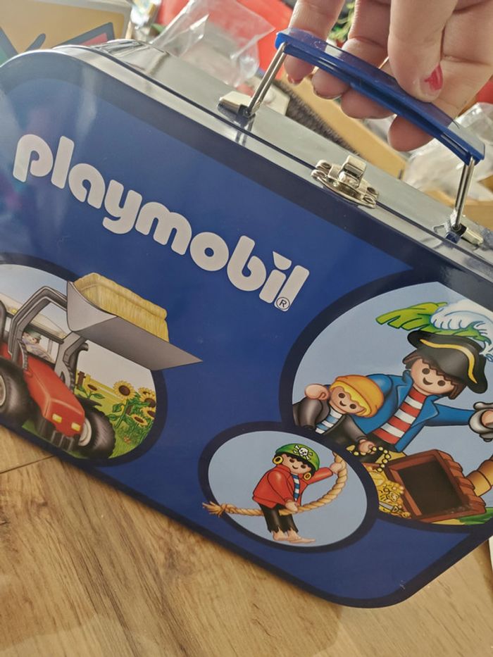 Valise métal Playmobil 55599 4 puzzles - photo numéro 4
