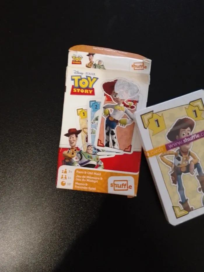 jeu de carte 2 en 1 - mistigris / paires - toys story - photo numéro 3
