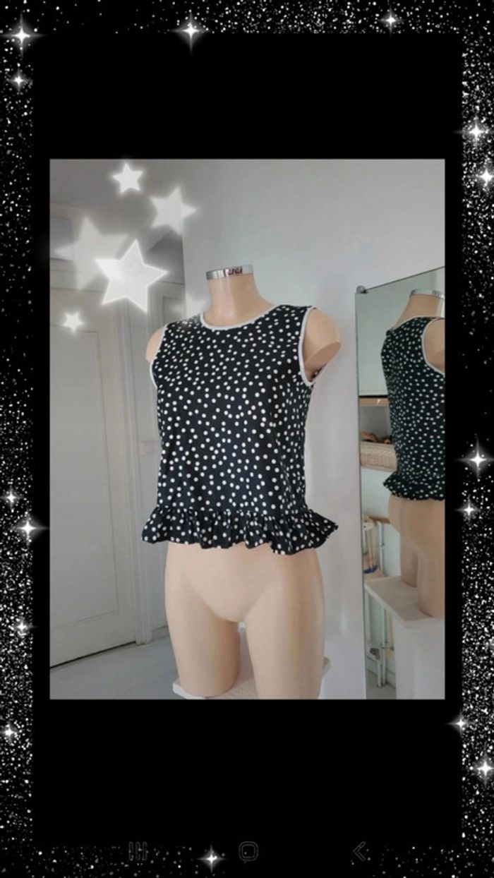 Petit top à pois
