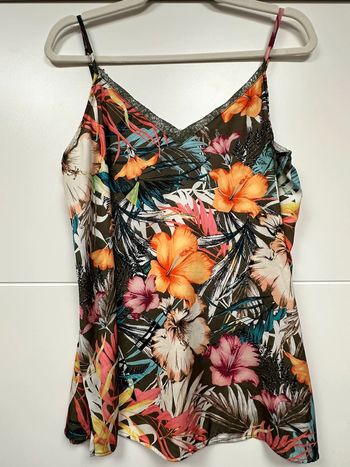 Débardeur à fleurs