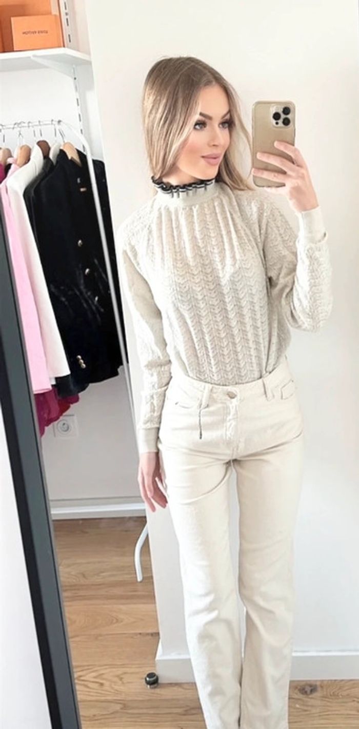 Très beau Pull en maille fine Maje | prix boutique 295€ - photo numéro 11
