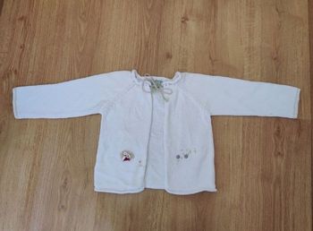 Gilet blanc en maille