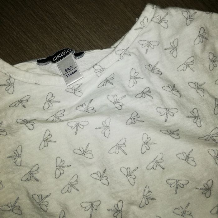 Tee-shirt noué fille Okaïdi 6 ans - photo numéro 2
