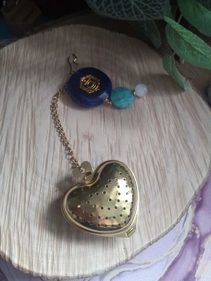 Perles et chaîne de Boule à thé