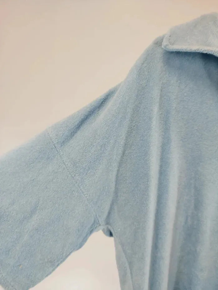 Tshirt avec col Polo Mixte en tissu éponge bleu clair - antwerp A360 - photo numéro 3