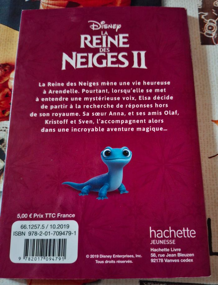 Livre Disney la reine des neiges 2 deux - photo numéro 2