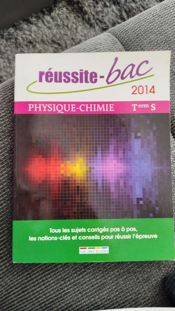 Réussite bac - Physique chimie - Terminale S