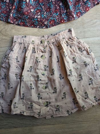 Jupe monoprix 3 ans coton bio