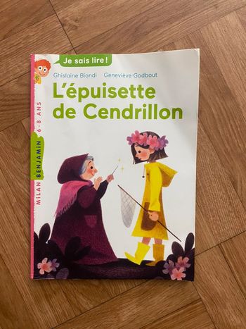 Livre l’épuisette de Cendrillon de Ghishlaine Biondi