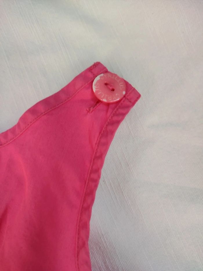 Robe fushia bretelles fines 5/6 ans - photo numéro 3